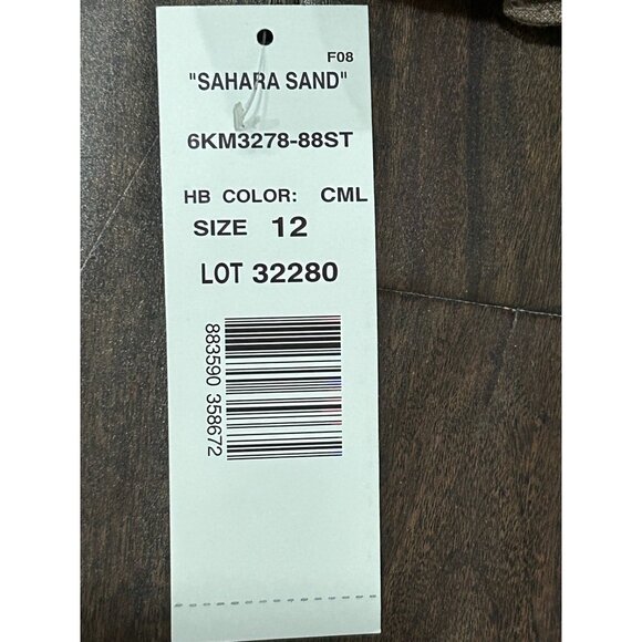 Harve Benard Collection NEW Brown Cropped 1/2 Sleeve Safari Jacket Size 12 - Picture 10 of 11